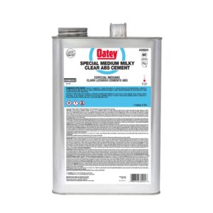 Oatey Gallon Medium Body Special Milky Clear ABS Cement