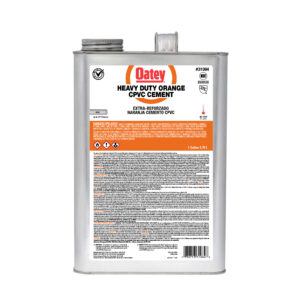Oatey Gallon Heavy Duty Orange CPVC Cement