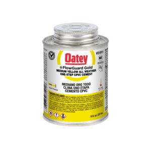 Oatey 8oz All Weather Flowguard Gold CPVC Cement