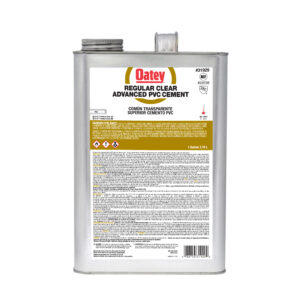 Oatey Gallon Regular Clear Advanced PVC Cement