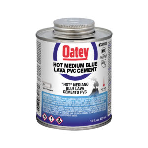 Oatey Blue Lava Medium Blue PVC Cement