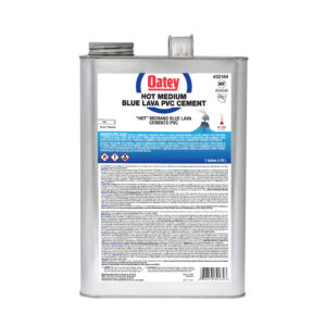 Oatey Gallon Blue Lava Medium Blue PVC Cement