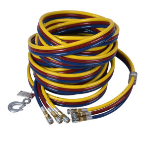 Schrader Valve Triple Hose