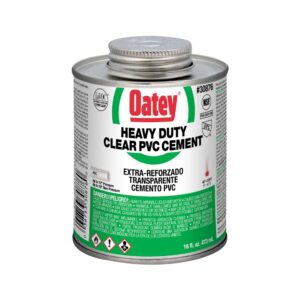 Oatey 16oz Heavy Duty Clear PVC Cement
