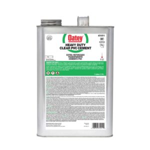 Oatey Gallon Heavy Duty Clear PVC Cement
